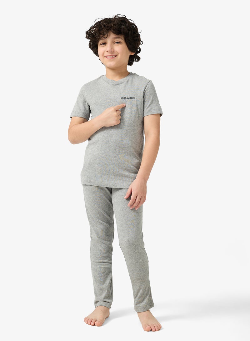 جاك وجونز جونيور طقم تي شيرت وبنطلون شبابي - Image 1